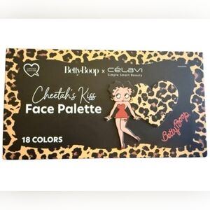 CELAVI/BETTY BOOP NEW Cheetah's Kiss Face Palette-18 Colors